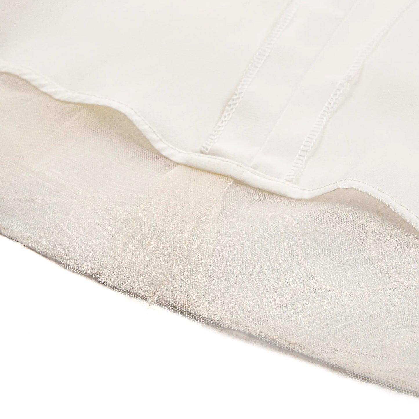 Đầm cổ U  tay phồng và dáng váy xòe - D1804 Regular