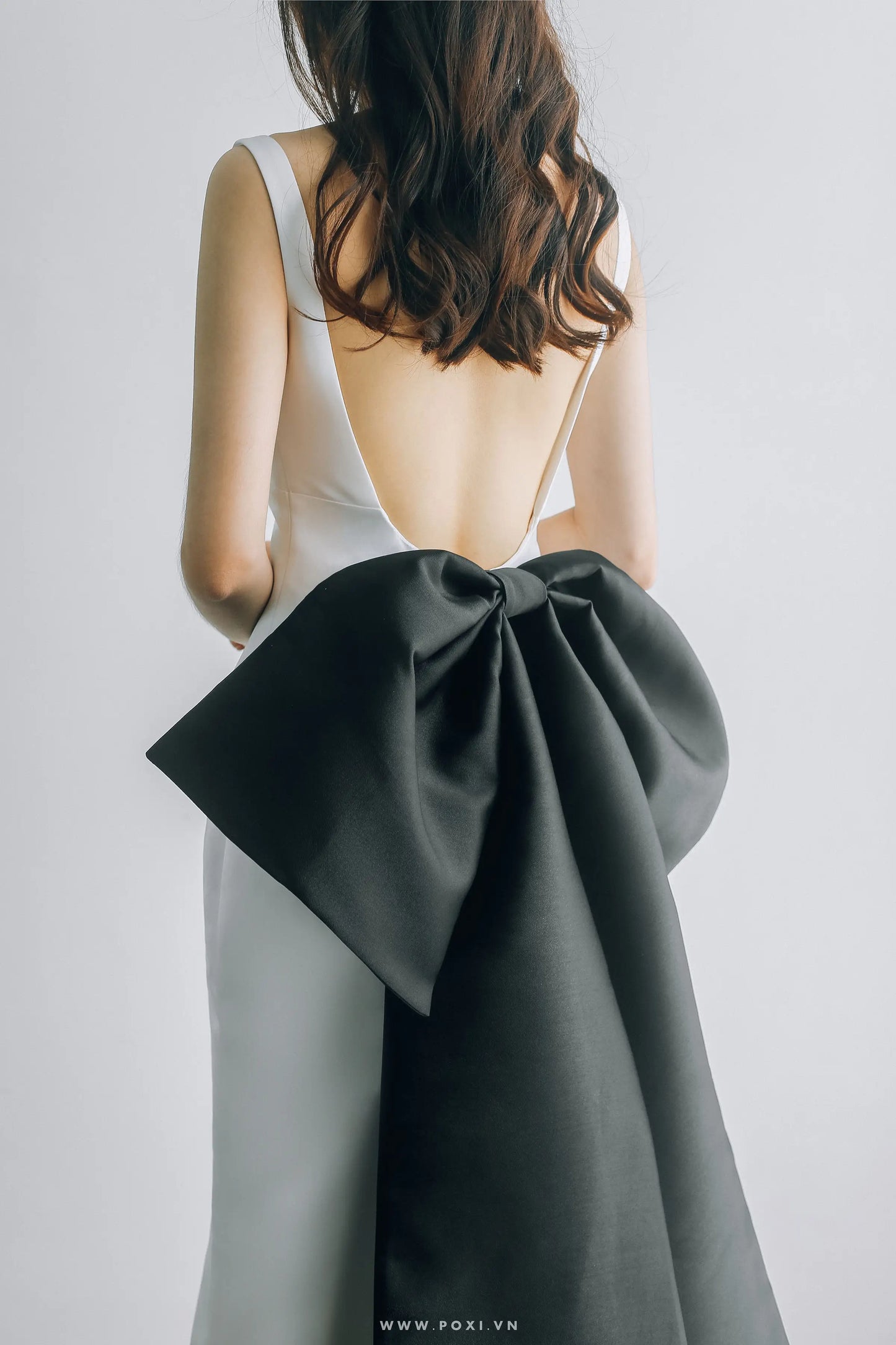 Nơ to bản phối đuôi nơ dài - NO1690