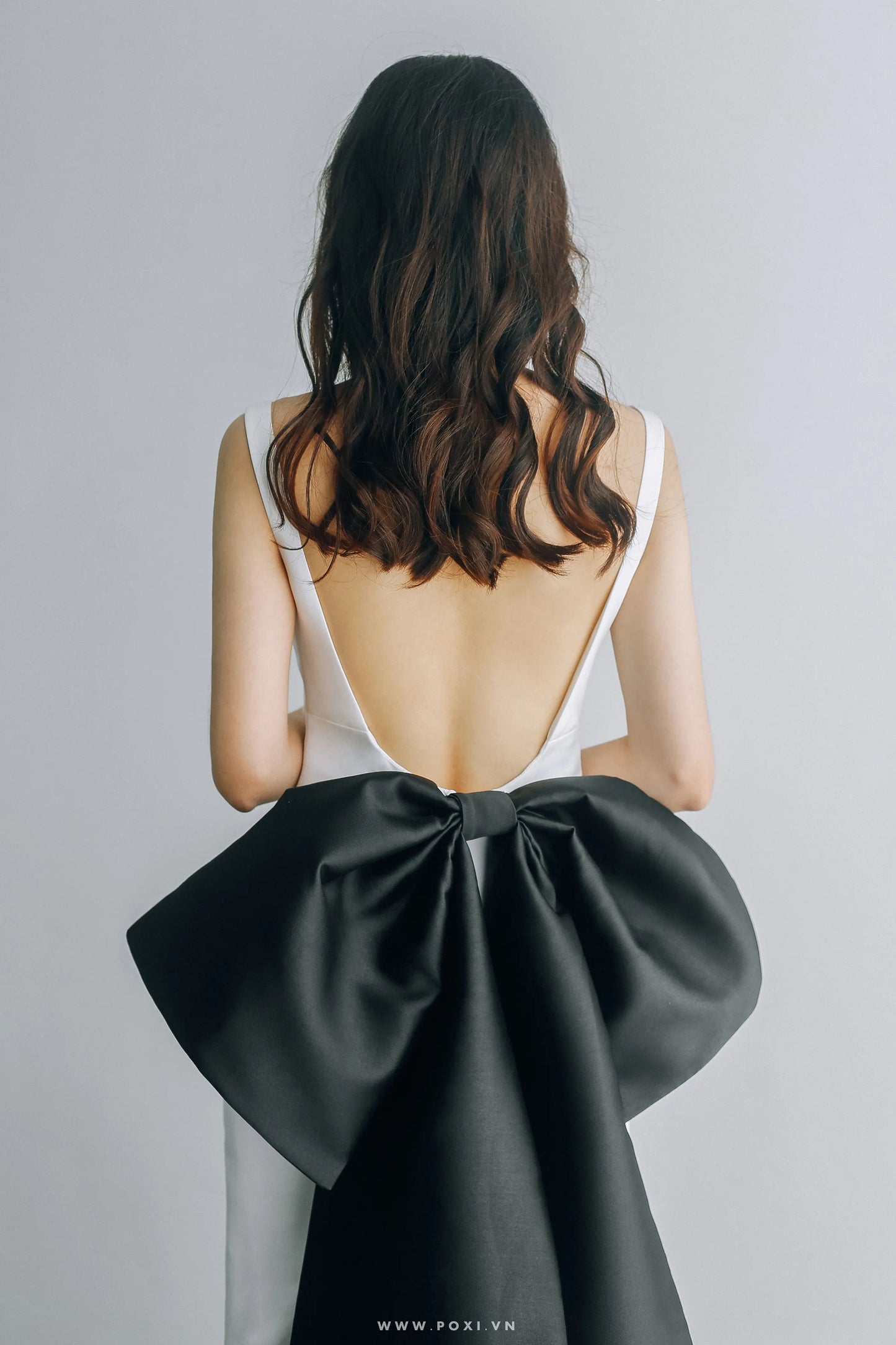 Nơ to bản phối đuôi nơ dài - NO1690