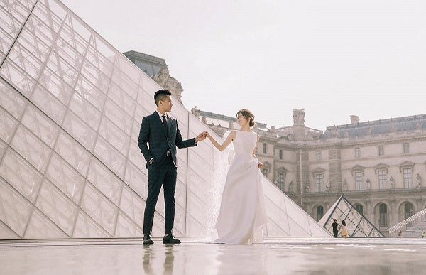 Váy cưới Minimalist - Váy cưới tối giản đẹp - POXI FASHION