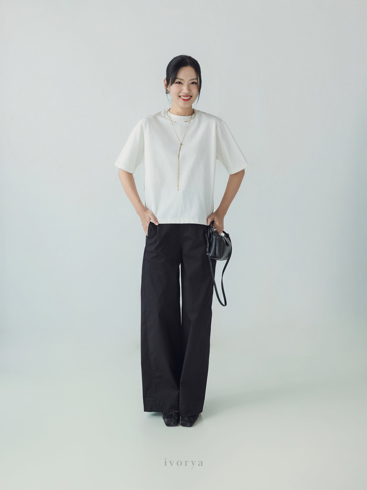 Áo thun trắng form rộng - SH9984B