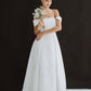 Modern and glamour off-the-shoulder wedding dress - D1817 - POXI