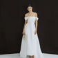 Modern and glamour off-the-shoulder wedding dress - D1817 - POXI