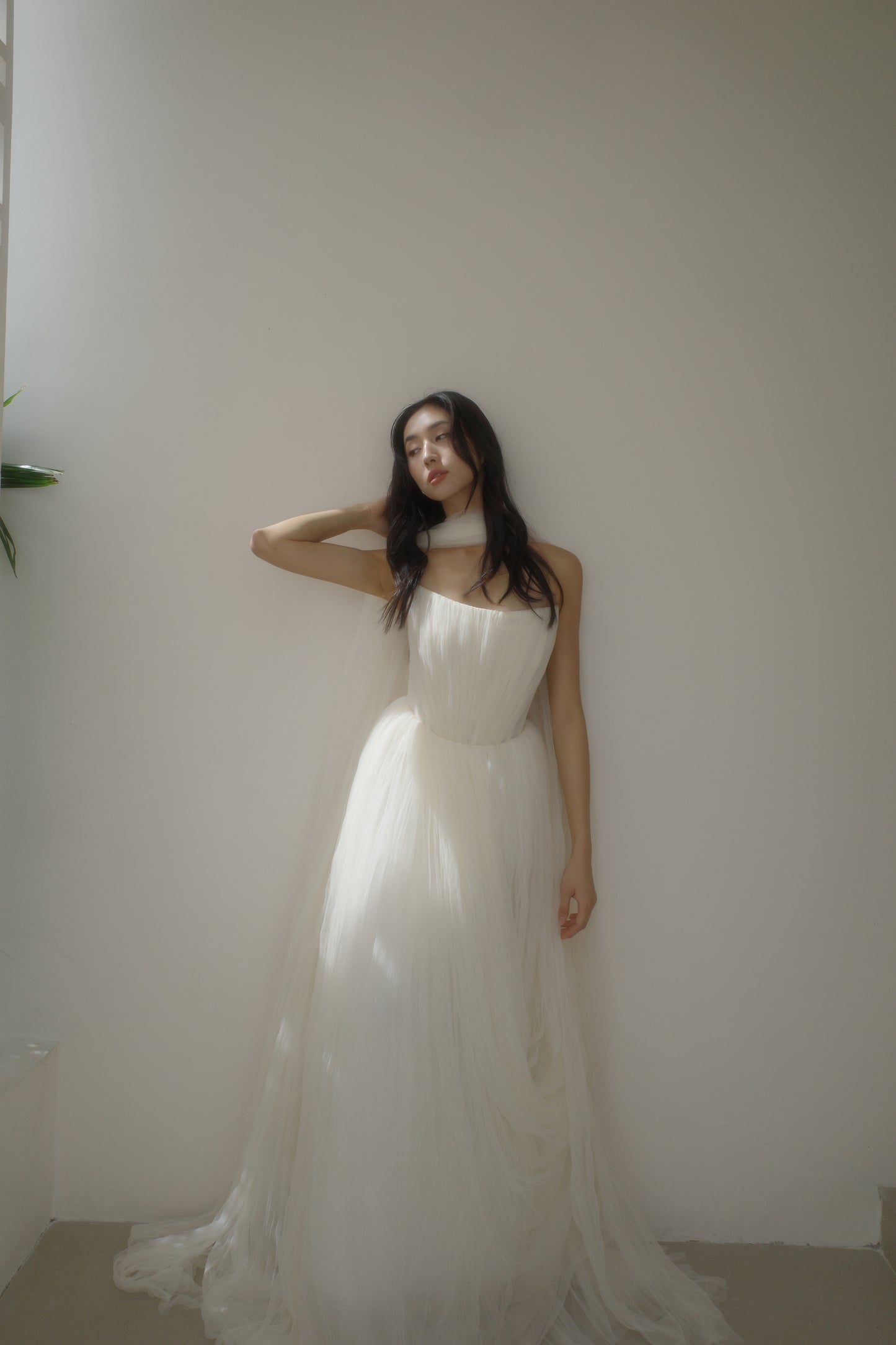 Mesh long dress - D2024