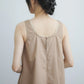 Đầm nữ màu nâu form rộng không tay - YD9794B