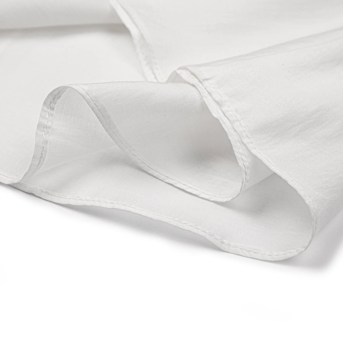 Áo kiểu nữ màu trắng không tay, cổ bèo nhún 2 tầng - SH9881
