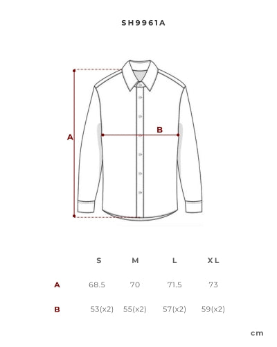 Áo sơ mi xanh lá cổ nhọn và tay ngắn - SH9961