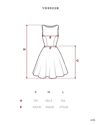 Đầm nữ form rộng màu xanh dương nhạt xẻ tà bên sườn - YD9922B