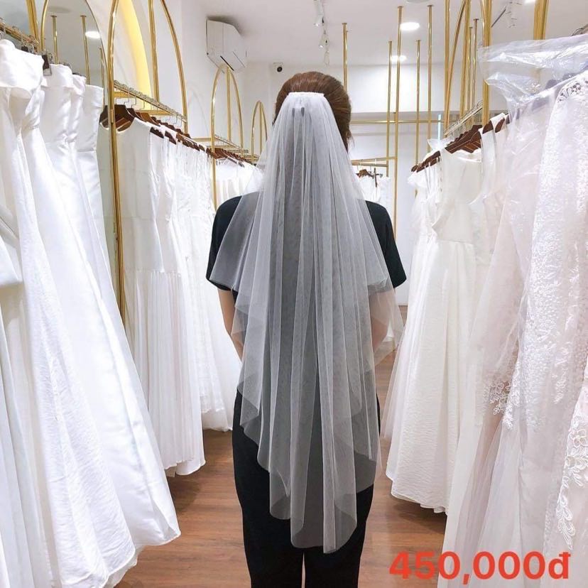 Lúp voan cài tóc cô dâu - LUP250