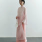 Set áo dài phom rộng màu hồng nhạt - S1994C