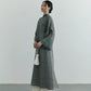 Set áo dài phom rộng màu xanh rêu - S1994D