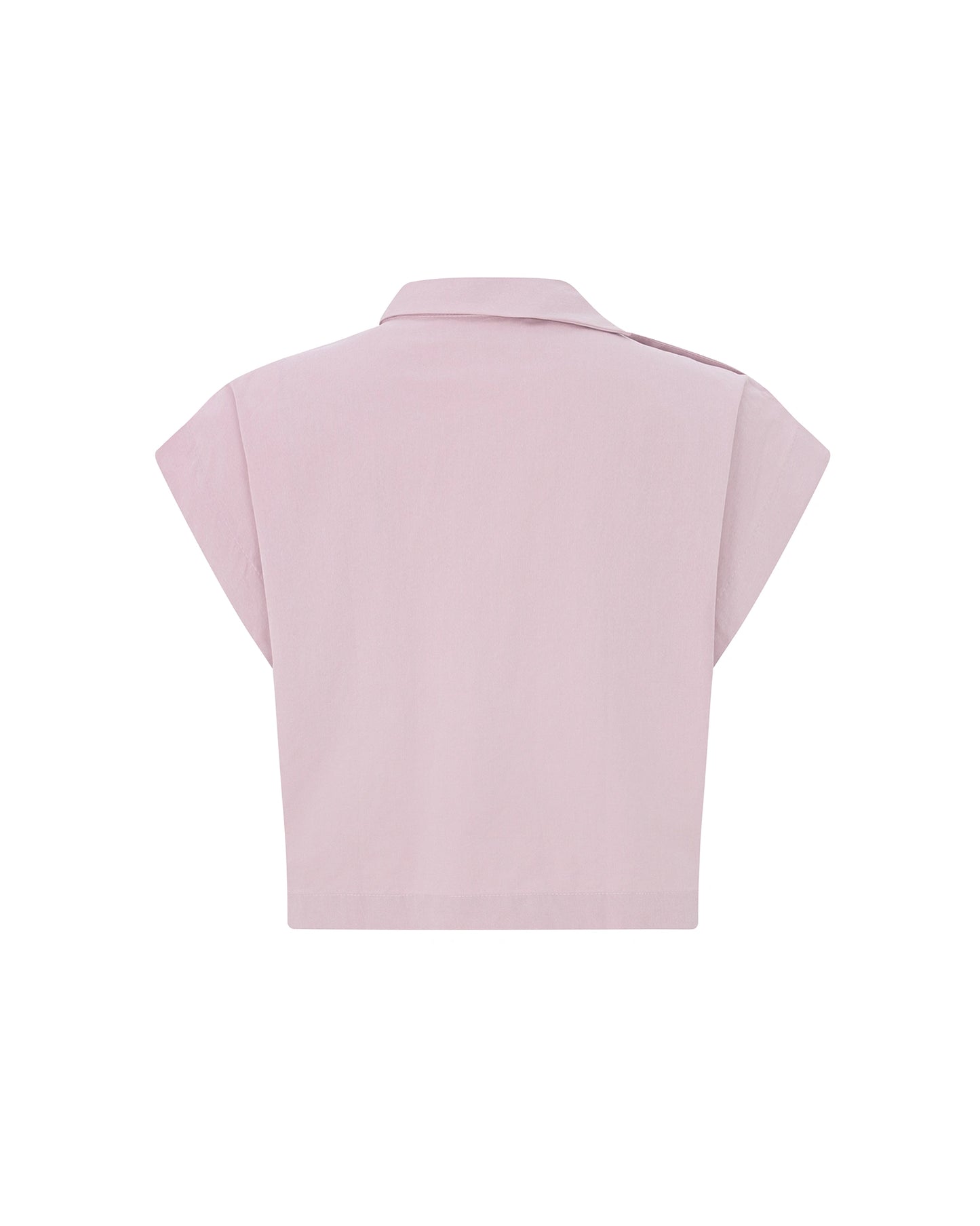 Áo crop-top nữ màu hồng, không tay - SH9786