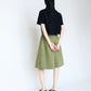 Áo crop-top nữ màu đen tay ngắn - SH9774