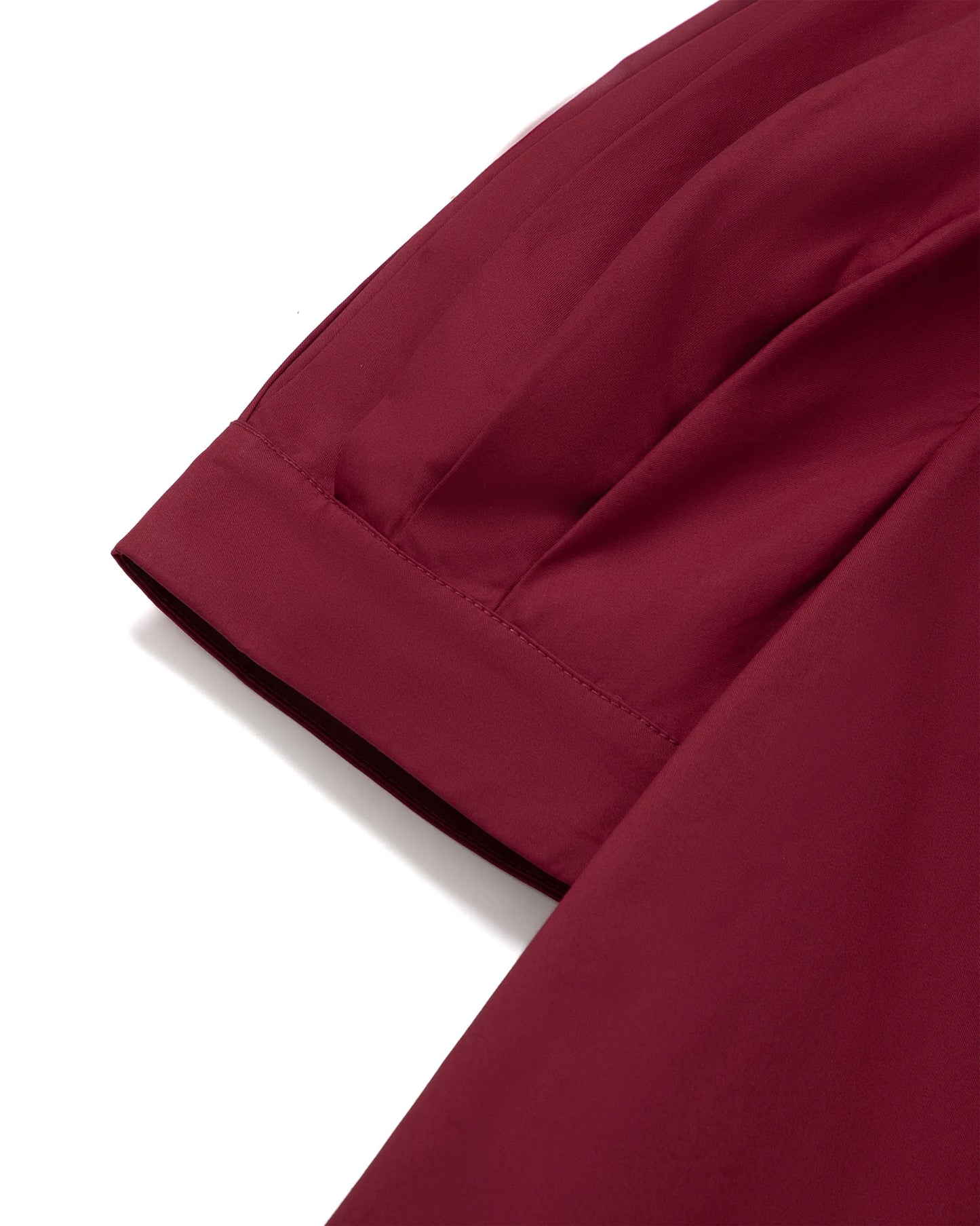 Áo kiểu nữ màu đỏ cổ xẻ V và tay ngắn - SH9777