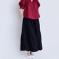 Áo kiểu nữ màu đỏ cổ xẻ V và tay ngắn - SH9777