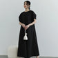 Đầm nữ form rộng màu đen - YD9796