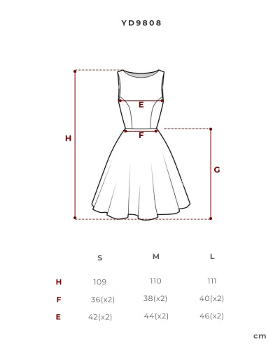 Đầm midi cổ sen không tay, eo váy nhún nhẹ - YD9808